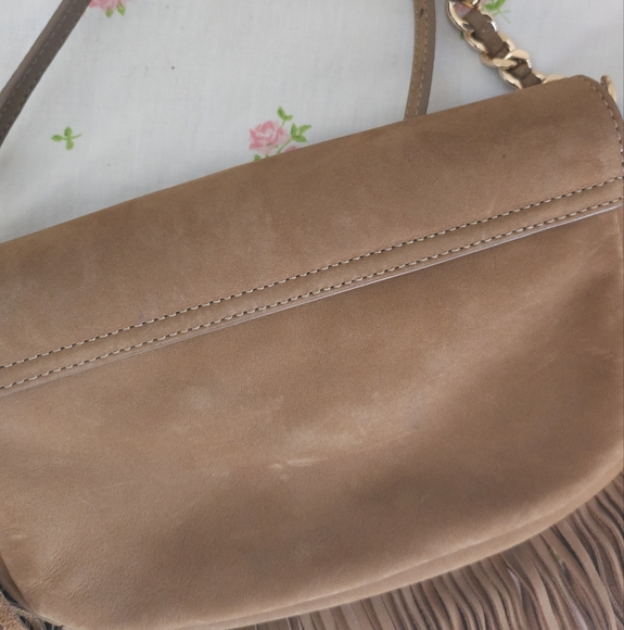 Tory Burch Harper Fringe Mini Leather Crossbody - Picture 5 of 8